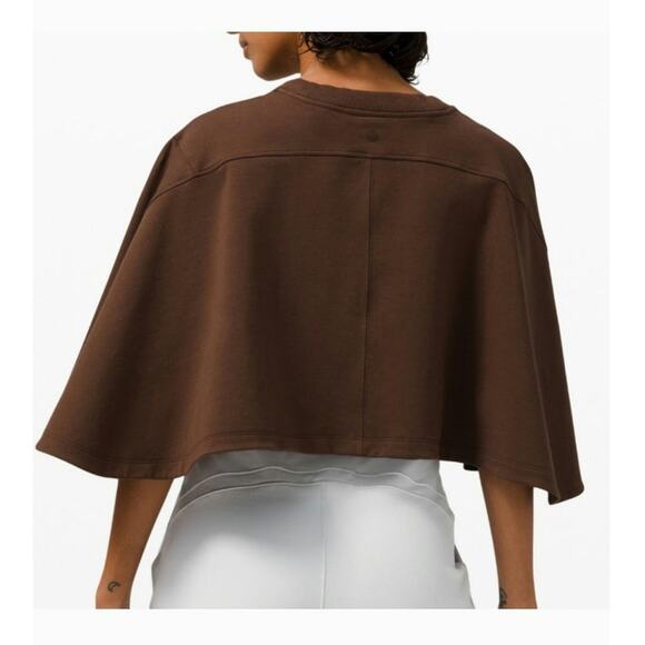Lululemon LA Oversized Pullover Cape NWT Brown Women’s XL Cozy Layering - Picture 2 of 7